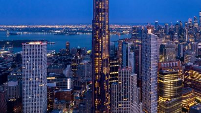 Brooklyn Tower at night