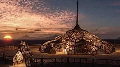 2023 Burning Man temple