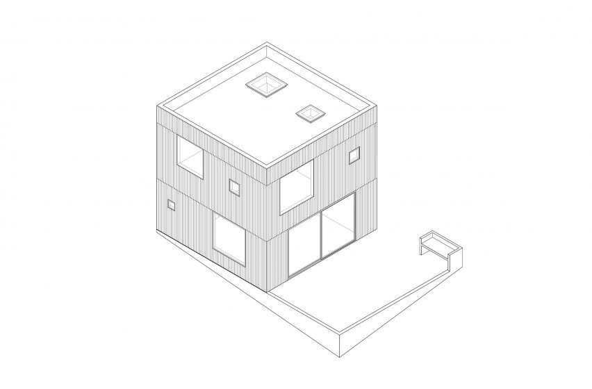 A plan of Casa Kuvo by Stanaćev Granados