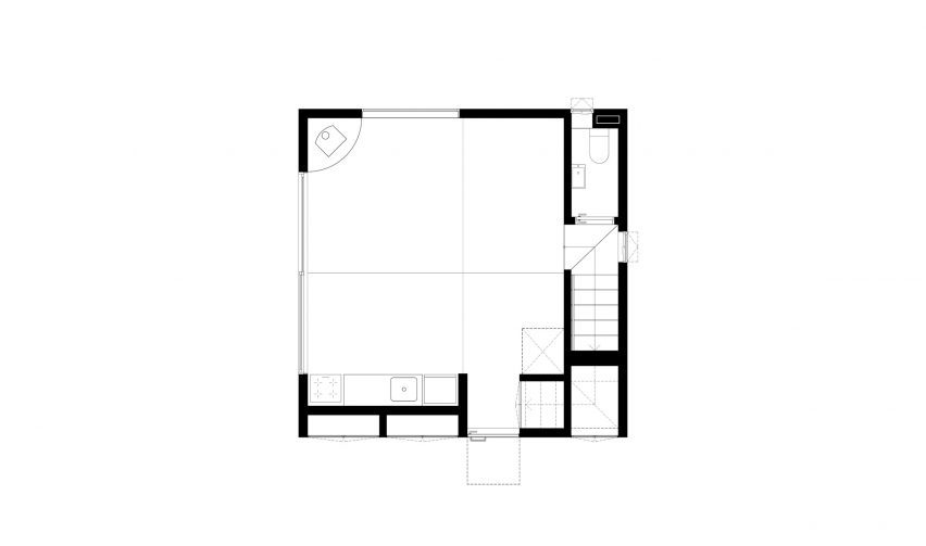 A plan of Casa Kuvo by Stanaćev Granados
