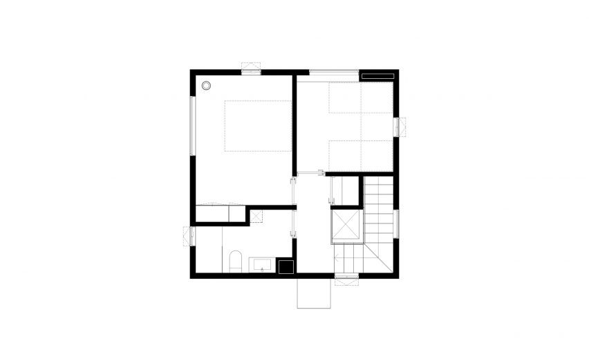 A plan of Casa Kuvo by Stanaćev Granados