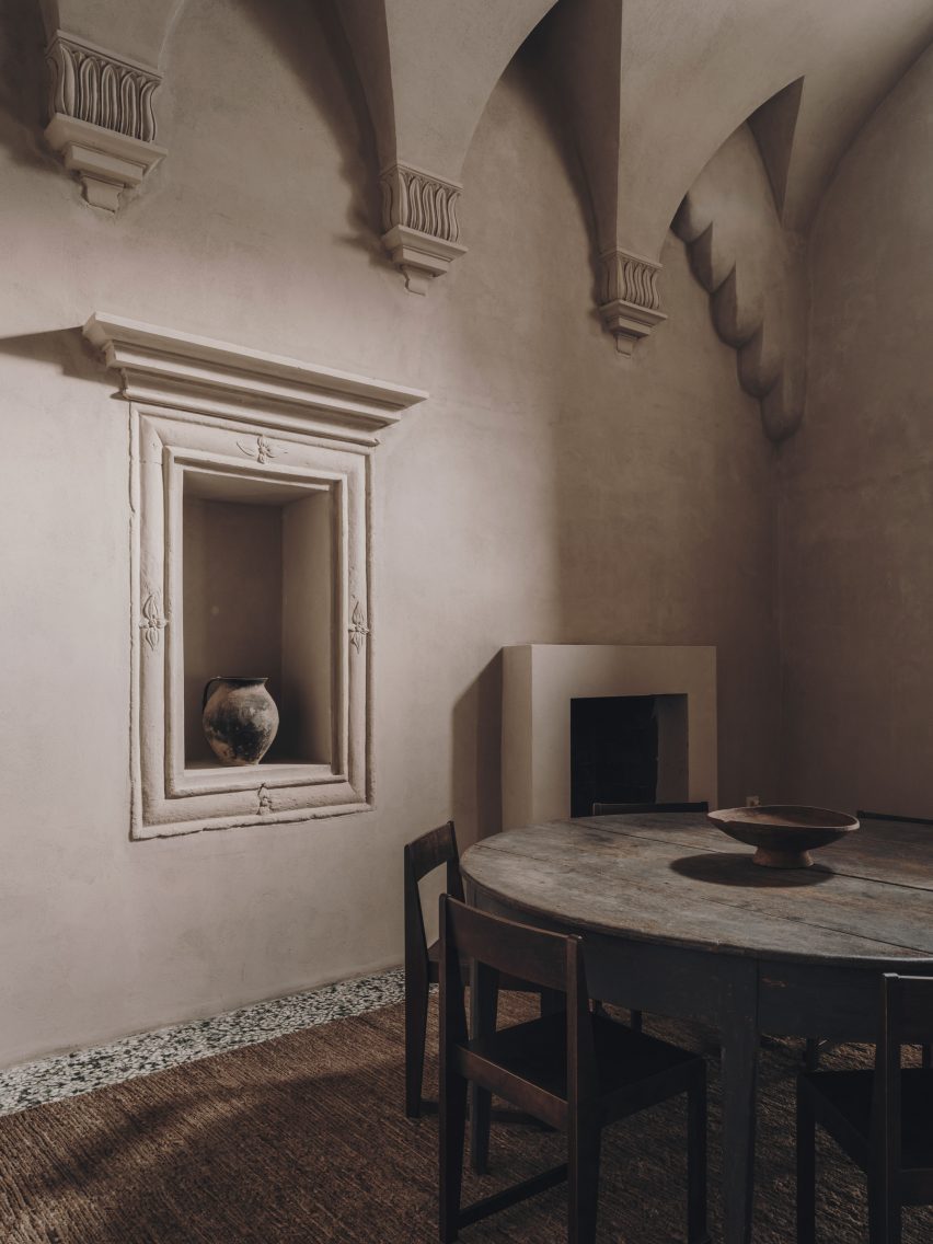 Close-up of Casa Soleto living room