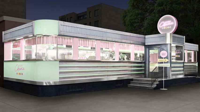 Lucky Strike Diner pop-up in Brooklyn