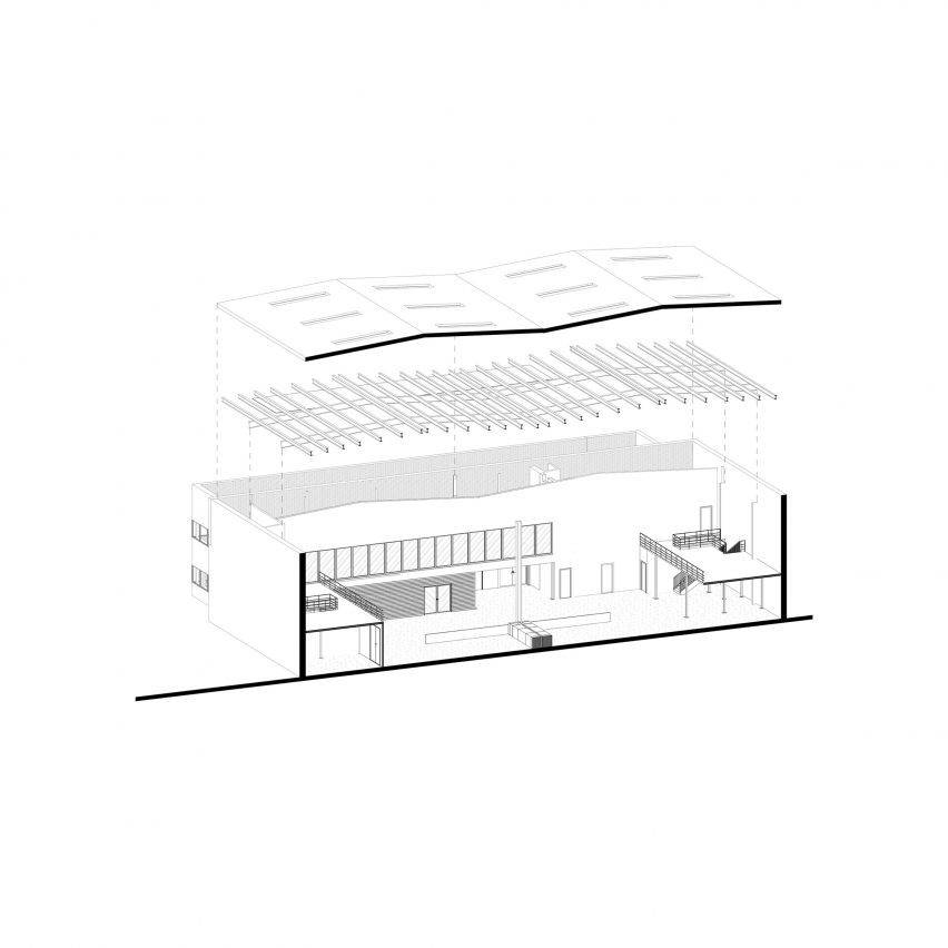 Charge Cars micro factory in London by MOST Architecture plans