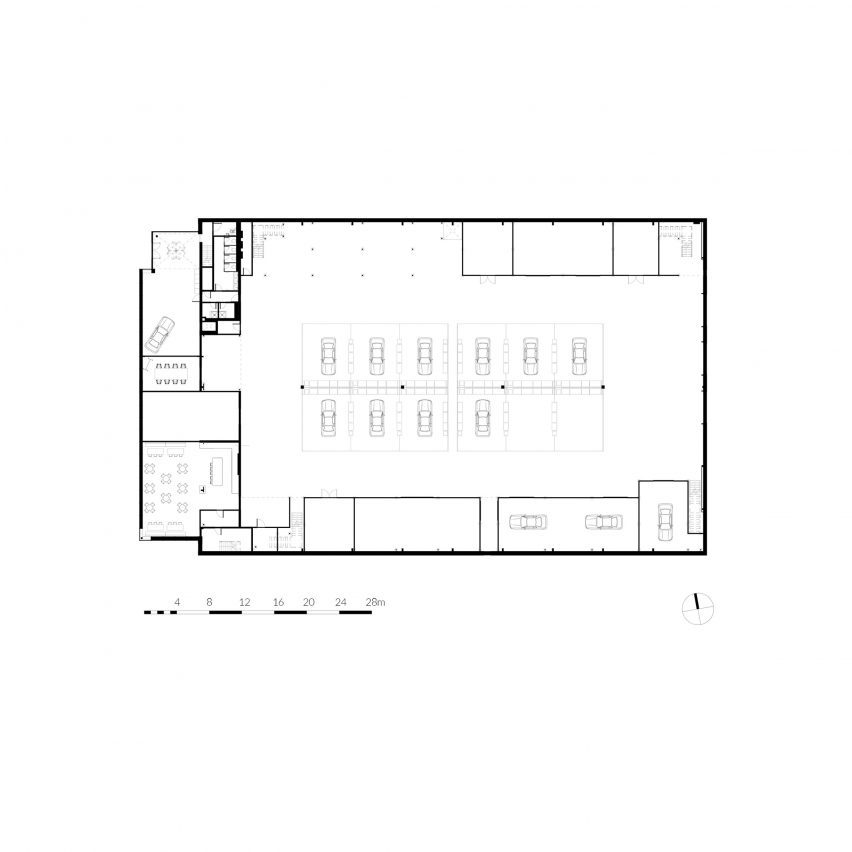 Charge Cars micro factory in London by MOST Architecture plans