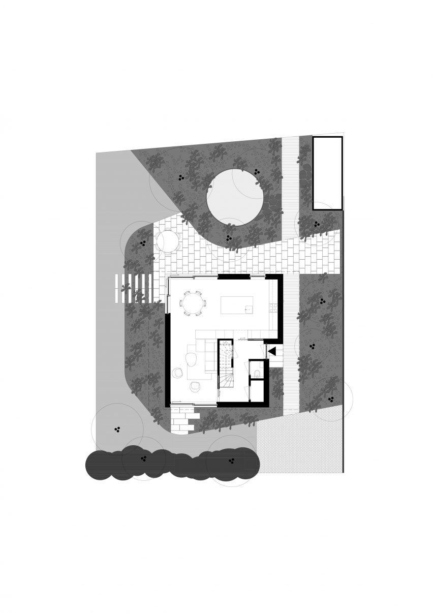 Ground floor plan of Lime Wash House