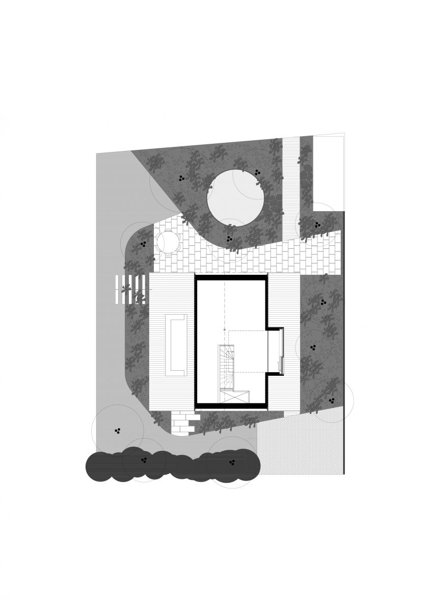 Second floor plan of Lime Wash House