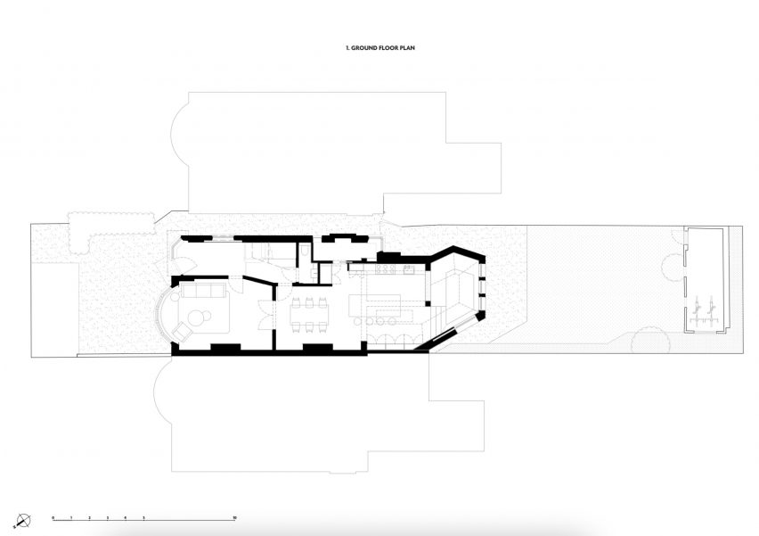Floor plan of Clay House by Bureau de Change