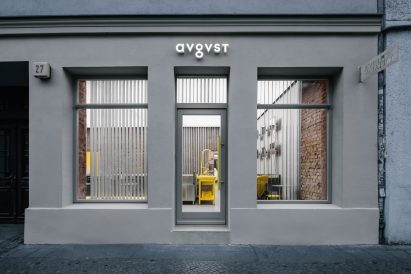 Grey storefront