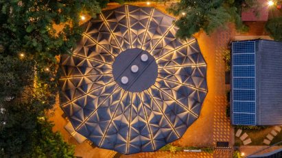 Darwin Bucky tent India from above