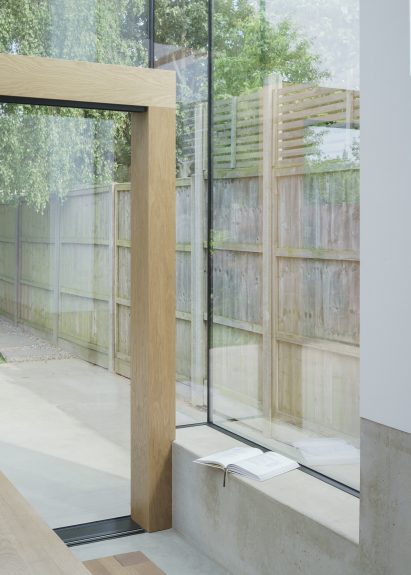 Photo of the home's glazing