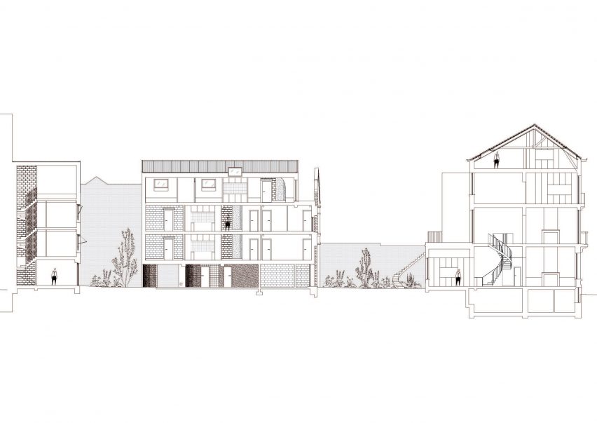 Section of Duchesse in Brussels by Notan Office