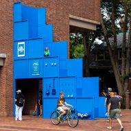 Tatiana Bilbao staircase Exhibit Columbus