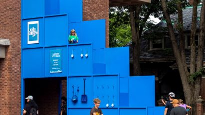 Tatiana Bilbao staircase Exhibit Columbus