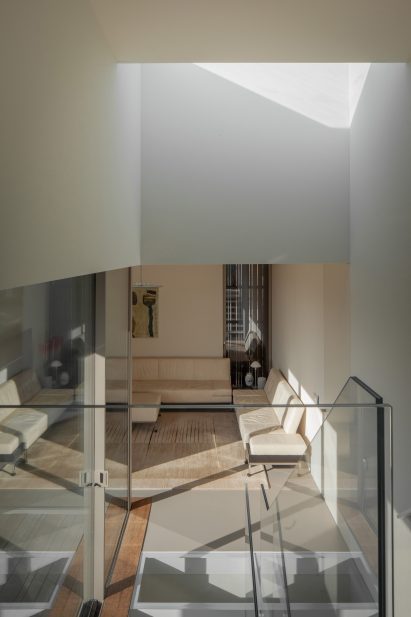 Split-level interior of Villa K340