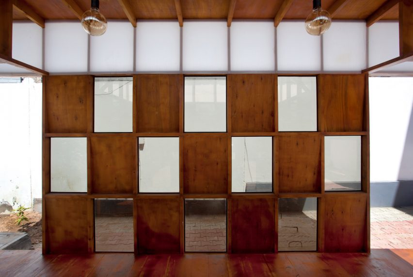 Rashid Ali Architects creates chequered garden tea room in Somaliland