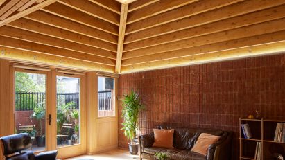 Haringey Brick Bungalow central living area