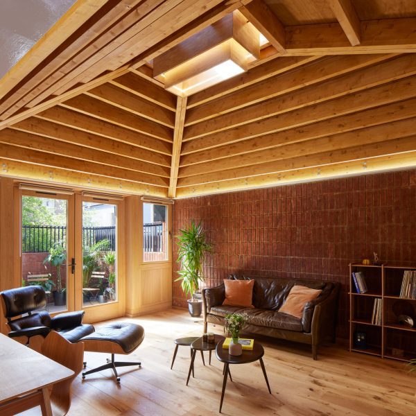 Haringey Brick Bungalow central living area