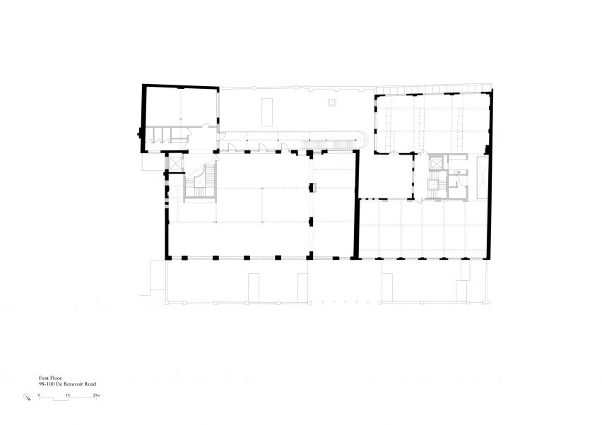 Second floor plan of De Beauvoir Road