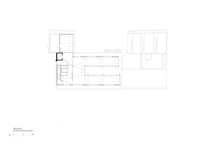 Third floor plan of De Beauvoir Road