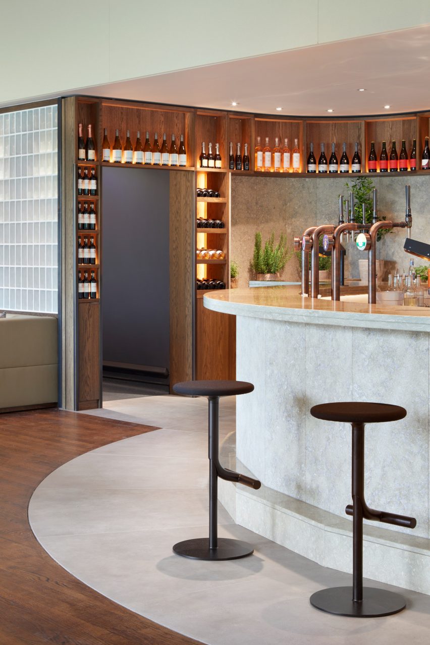 Corner cafe and bar at Tate Modern by Holland Harvey