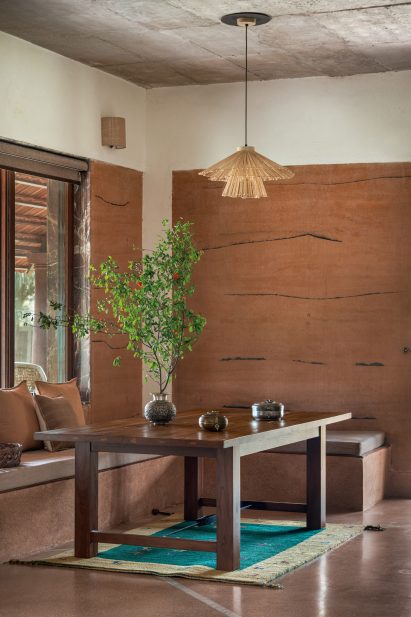 Dining space in Hybrid House by Sketch Design Studio