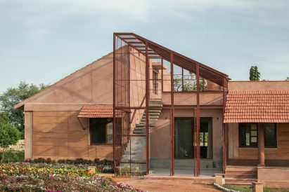 Entrance to Hybrid House by Sketch Design Studio