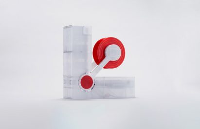 3D-printed gadget that transforms PET bottles in filament for 3D printers