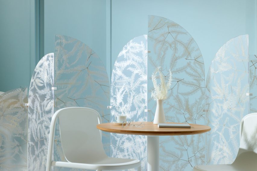 Ivory Flora panels by 3form