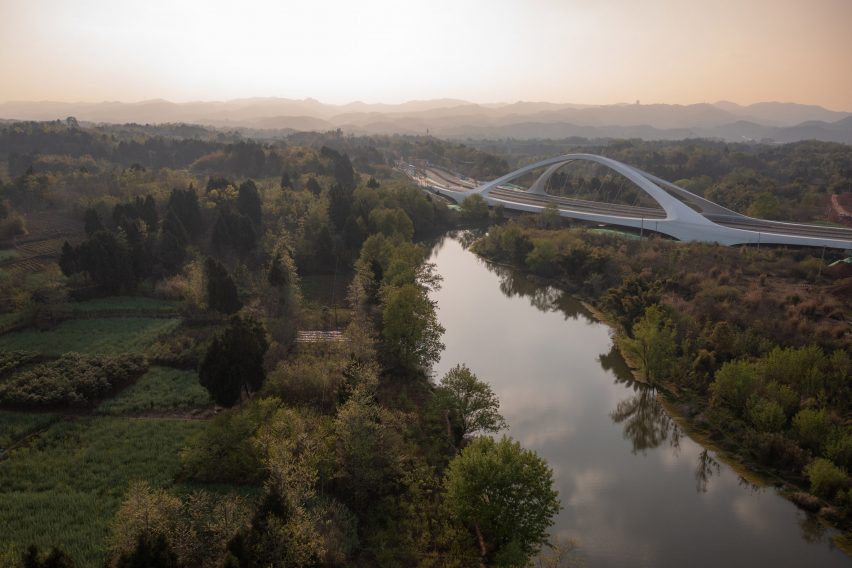 Jiangxi River Bridge by Zaha Hadid Architects