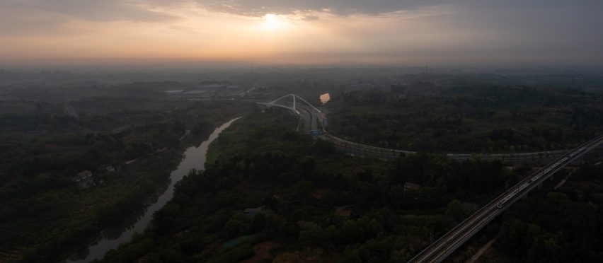 Jiangxi River Bridge by Zaha Hadid Architects