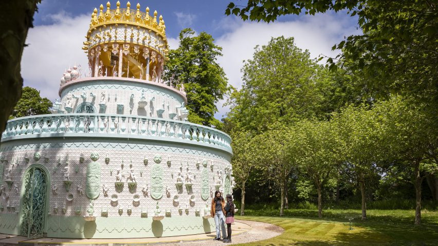 Wedding cake pavilion at Waddesdon Manor