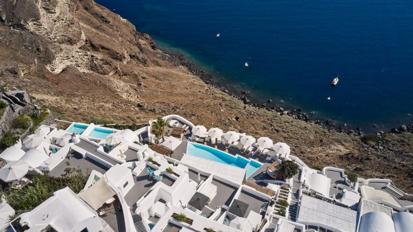 Wellness centre opens at Santorini cliffside hotel