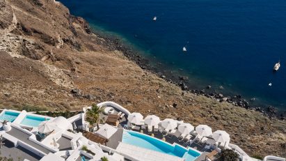Wellness centre opens at Santorini cliffside hotel
