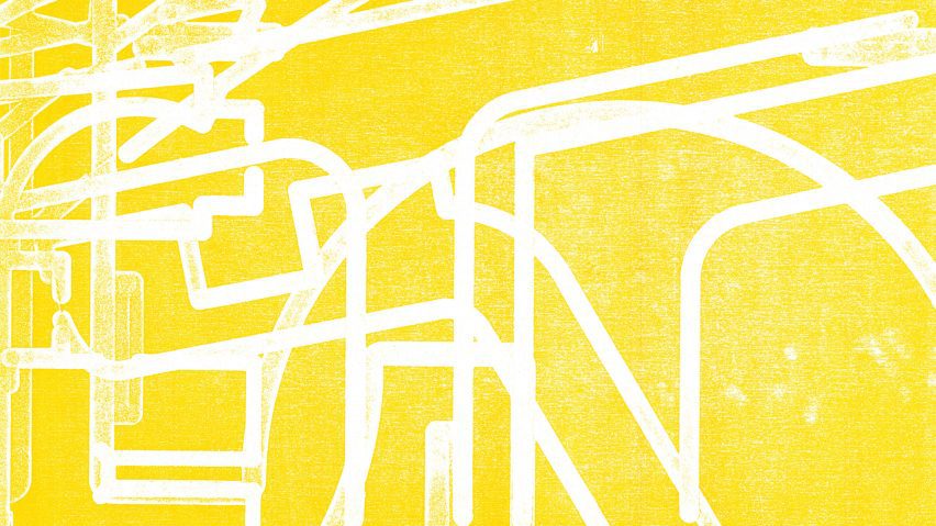 Yellow graphic print