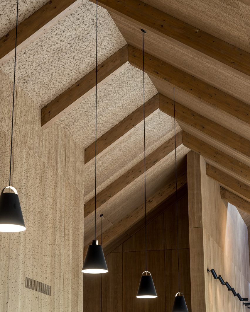 Interior of Kornets Hus by Reiulf Ramstad Arkitekter