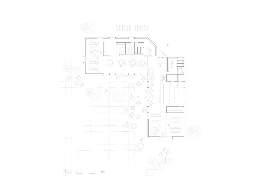 Floor plan of Kornets Hus by Reiulf Ramstad Arkitekter