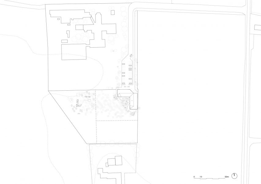 Site plan of Kornets Hus by Reiulf Ramstad Arkitekter