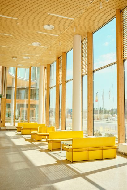 Reception area at E.ON