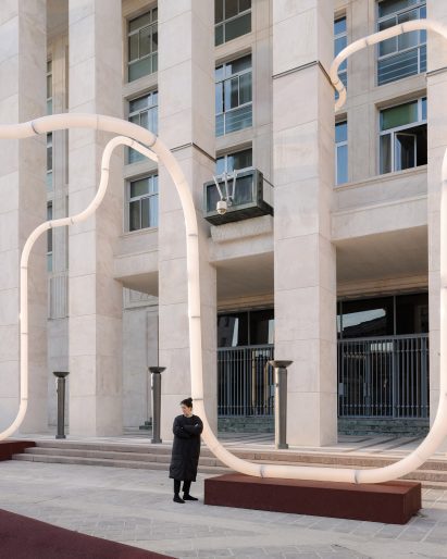 Lights On is a Bergamo light installation by Objects of Common Interest