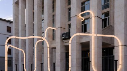 Lights On is a Bergamo light installation by Objects of Common Interest