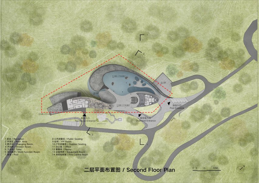 Büro Ziyu Zhuang Longquan Mountain Observatory plan