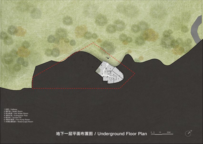 Büro Ziyu Zhuang Longquan Mountain Observatory plan