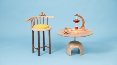 BoBo chair V2 and Arch Coffee Table from Taiwan Pavilion at Maison&Objet 2023