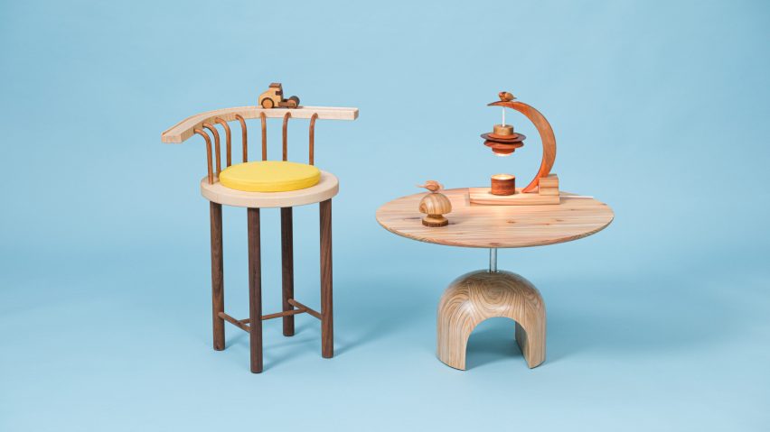 BoBo chair V2 and Arch Coffee Table from Taiwan Pavilion at Maison&Objet 2023