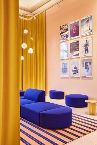 Lounge in museum in Hamburg by Studio Besau-Marguerre