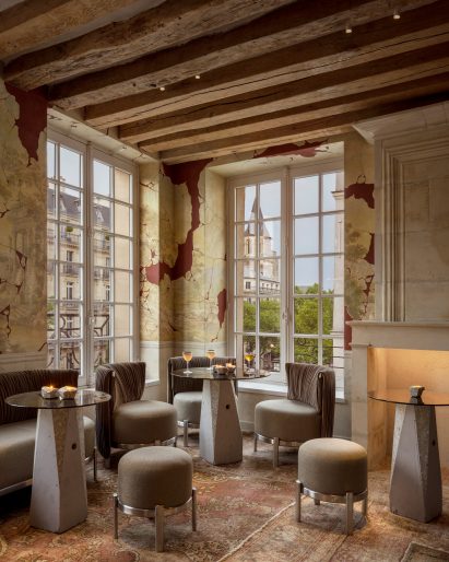 Ramy Fischler designed the Cravan bar for Moët Hennessy