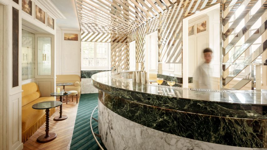 Cravan cocktail bar by Ramy Fischler and Moët Hennessy