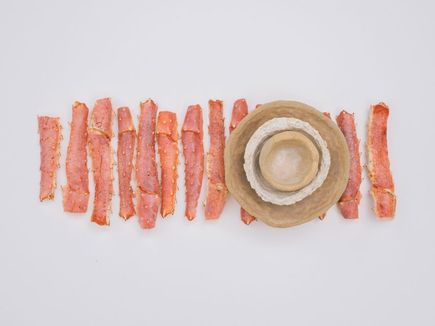 Shellware ceramics by Natural Material Studio