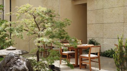 Nobu Hotel Palo Alto Garden Restaurant by Montalba Architects